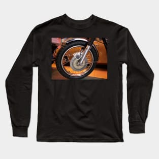 classic motorcycle wheel with spokes .. beautiful design Long Sleeve T-Shirt